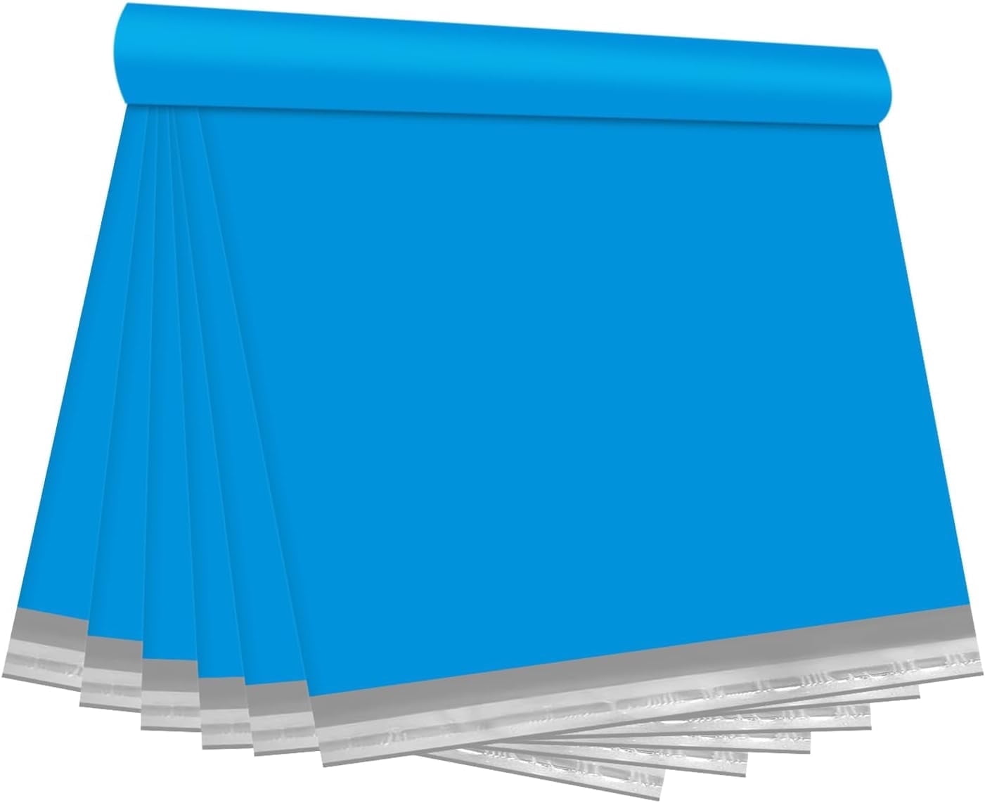 TRAEKESYI Poly Mailers Blue 12x15.5 Inch 100 Pcs Shipping Bags for Clothing, Shipping Envelopes, Strong Self Seal Mailing Bags for Small Business, Poly Bags for Clothes