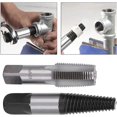 TRAHOO1/2in Screw Extractor Set, Easy Out Damaged Screw Pipe Nipple