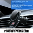TRAHOO1 PC Car Air Outlet Mobile Phone Holder, OneSecond Adsorption