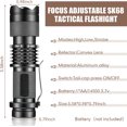 TRAHOO10 Pack Mini Flashlight LED Flashlight 3 Mode Flashlight