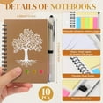 TRAHOO10 Sets Small Notebook with Pen Journals Bulk with Sticky Notes