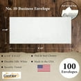 TRAHOO100 Cashier Depot 10 Business Envelope, 4 1/8 X 9 1/2, Peel