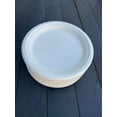 TRAHOO100 Compostable Paper Plates [50Pack] Natural Disposable