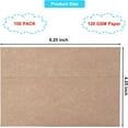 TRAHOO100 Pack 4x6 Envelopes for Invitations, Brown Kraft Envelopes