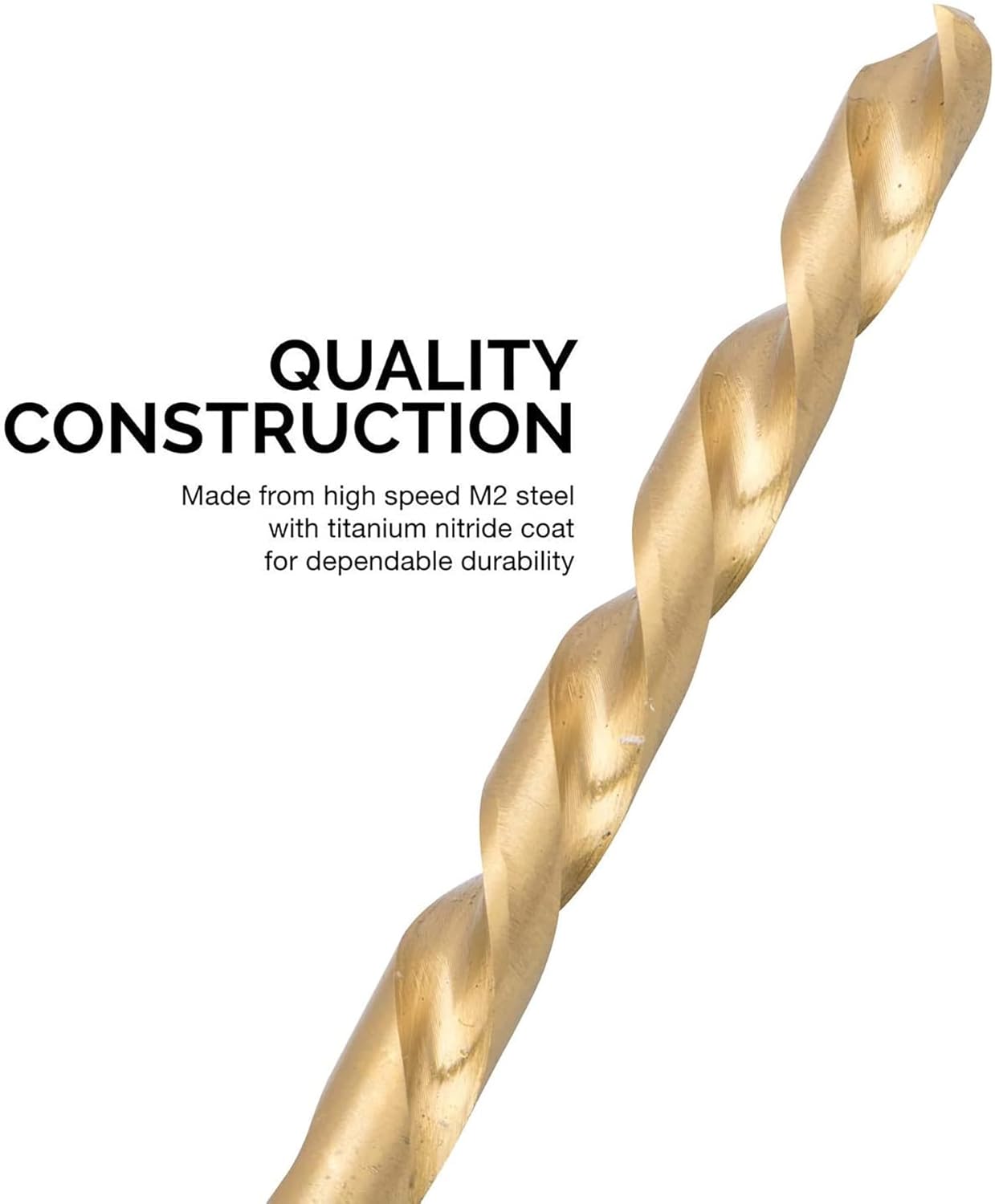 TRAHOO10038A LeftHand DrillBit Set, HighSpeed Steel Drills with