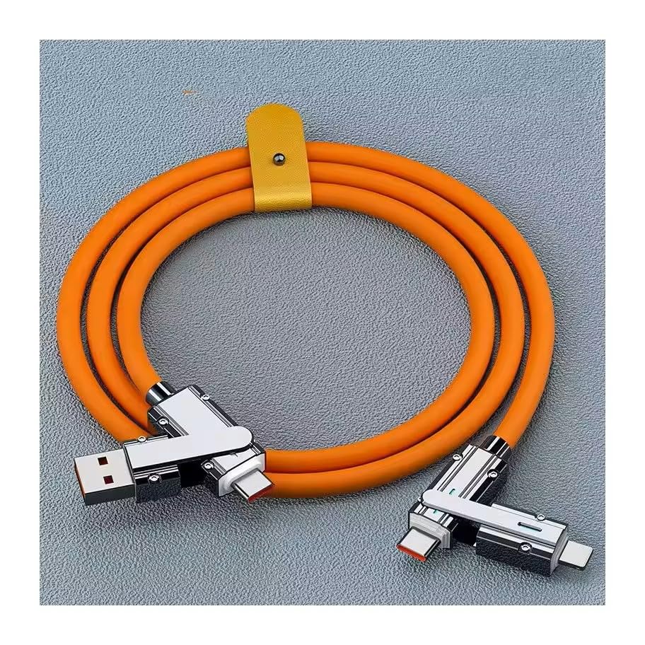 TRAHOO100W USB C Multi Fast Charging Cable 4in1 USB A/C to Type C