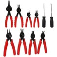TRAHOO11 piece Universal Internal External Plier Set for Retaining