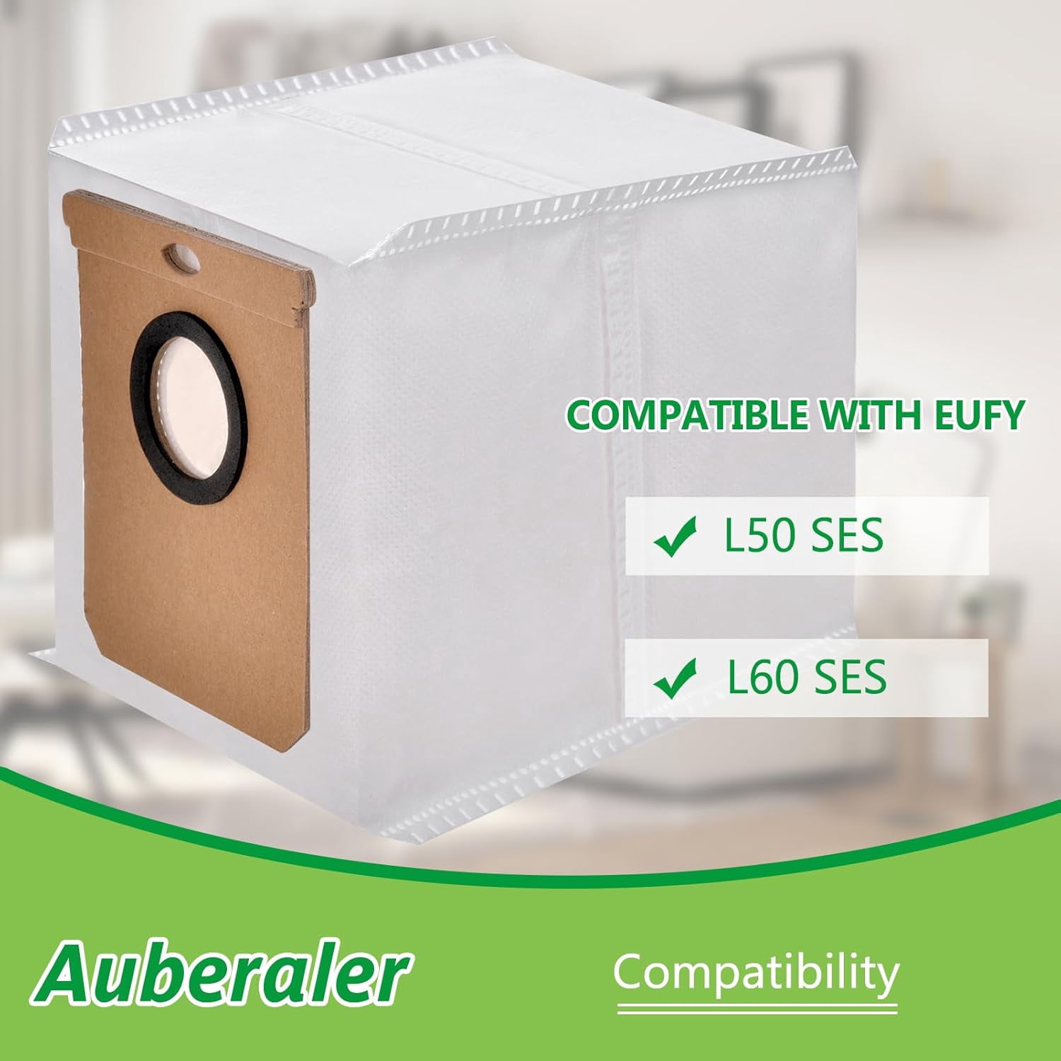 12 Sacchetti Per Aspirapolvere Eufy L50 SES L60 SES, Per Conga Home