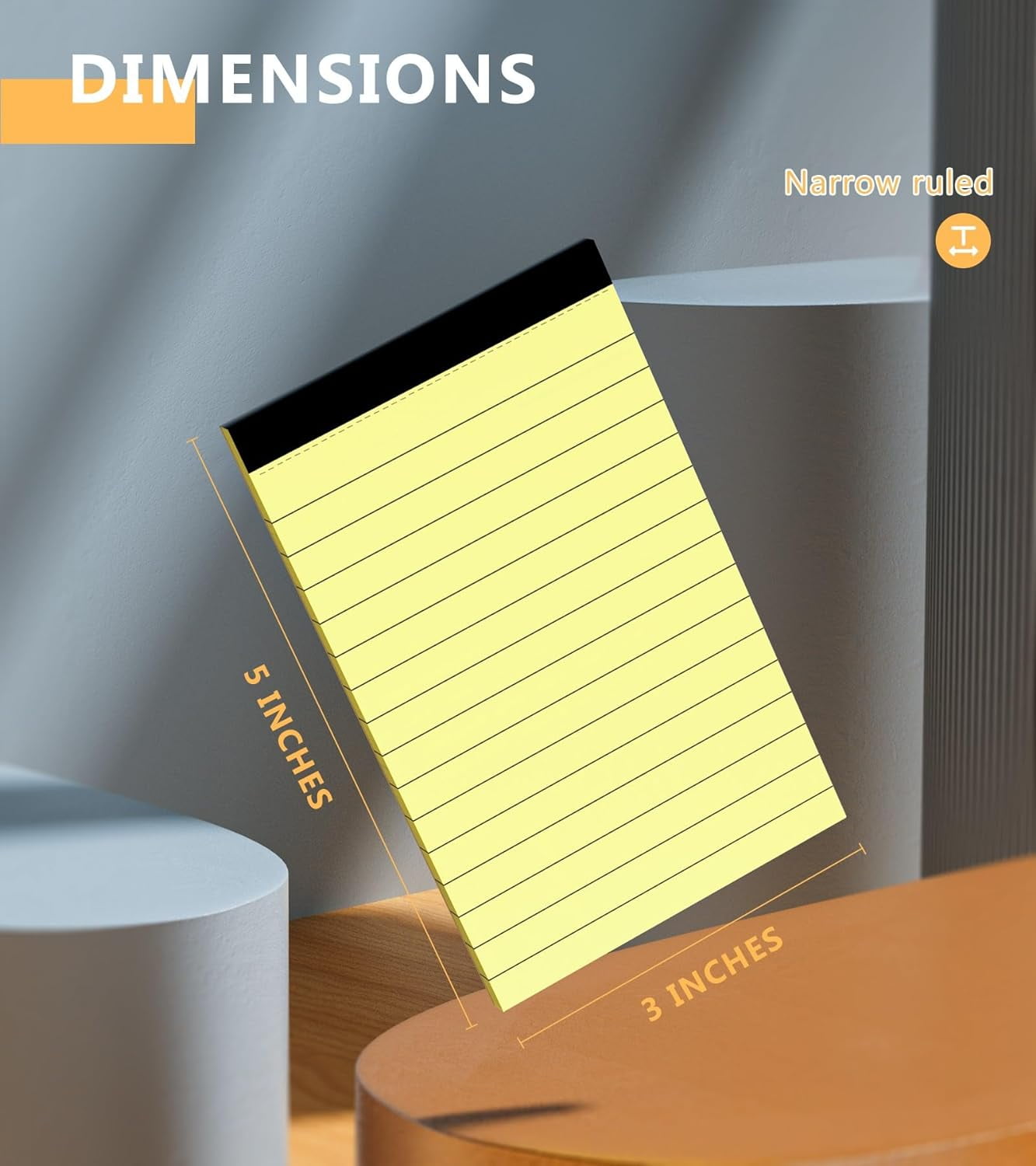 TRAHOO-12 Pack Note Pads 3x5 Inch, Small Notepad, Pocket Notepads for ...