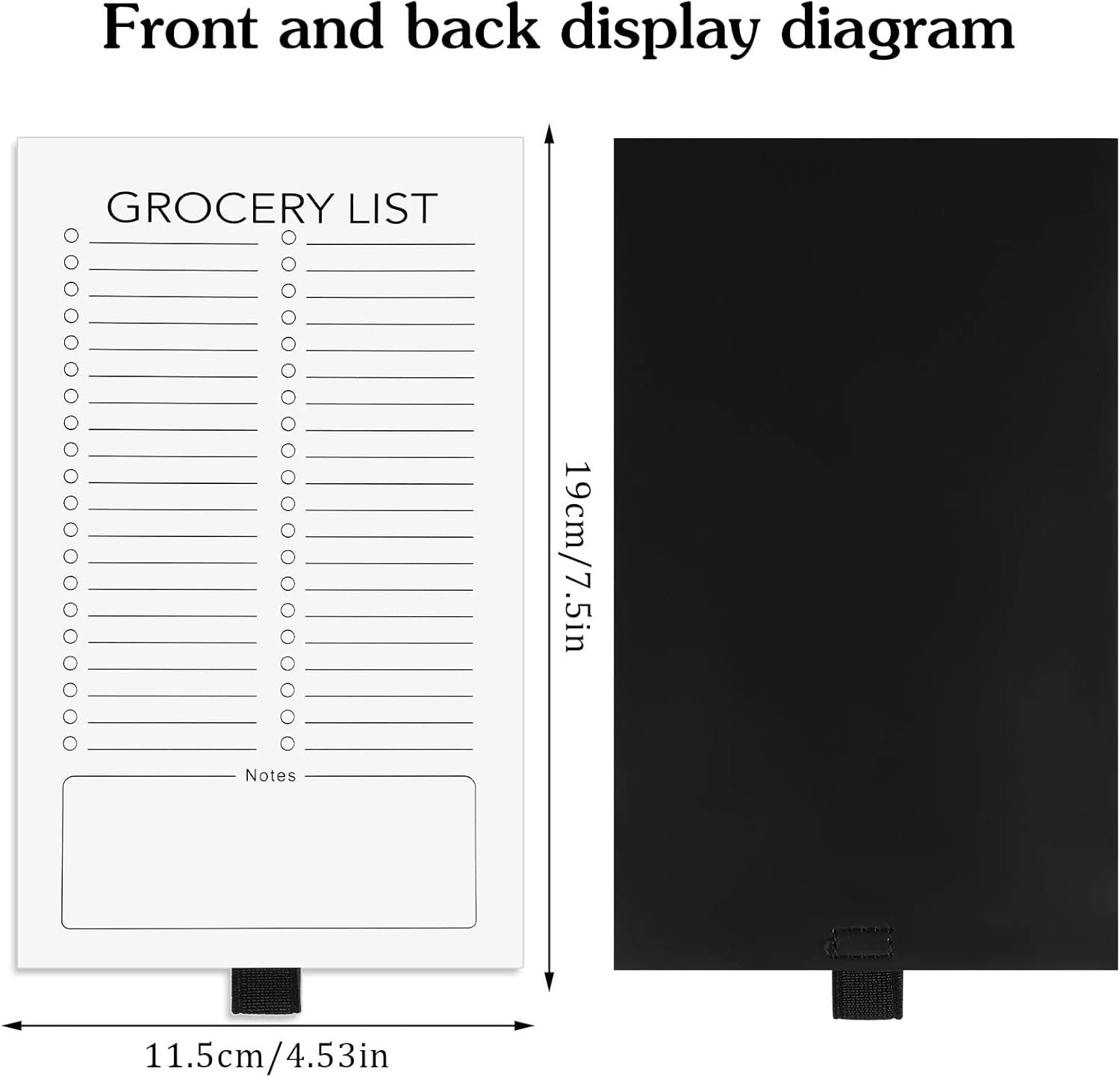 TRAHOO120 Sheets Grocery List Pad for Fridge Grocery List Fun
