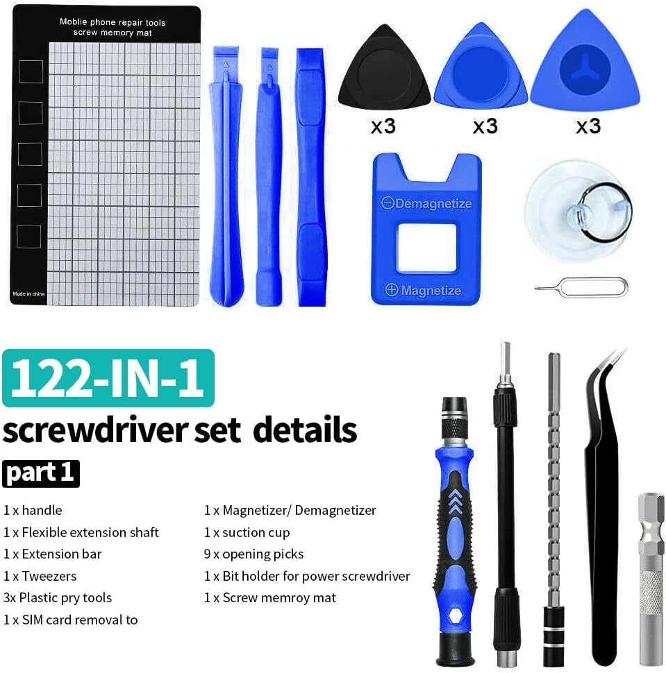 TRAHOO122 in 1 Precision Screw Driver Tool Sets, PC Repair Tool Kit