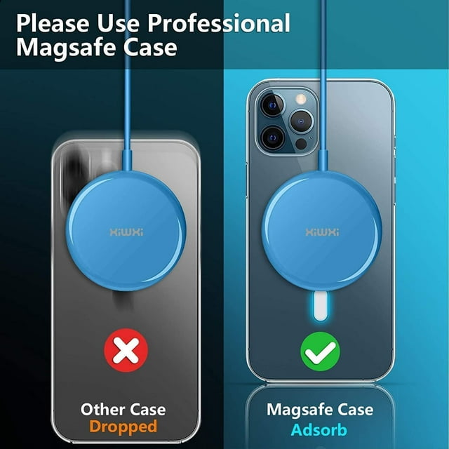 TRAHOO𝐔𝐩𝐠𝐫𝐚𝐝𝐞𝐝 15W Fast Wireless Charger Compatible with