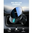 TRAHOO15W for MagSafe Car Mount Charger, Ultra Phone Holder