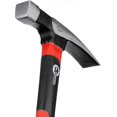 TRAHOO16 oz Bricklayer‘s Hammer, Masonry Tool, Mason‘s Brick Hammer