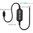TRAHOO1ft USB C Male to 12V Pigtail Cable Extension Power Cable,5V 2A