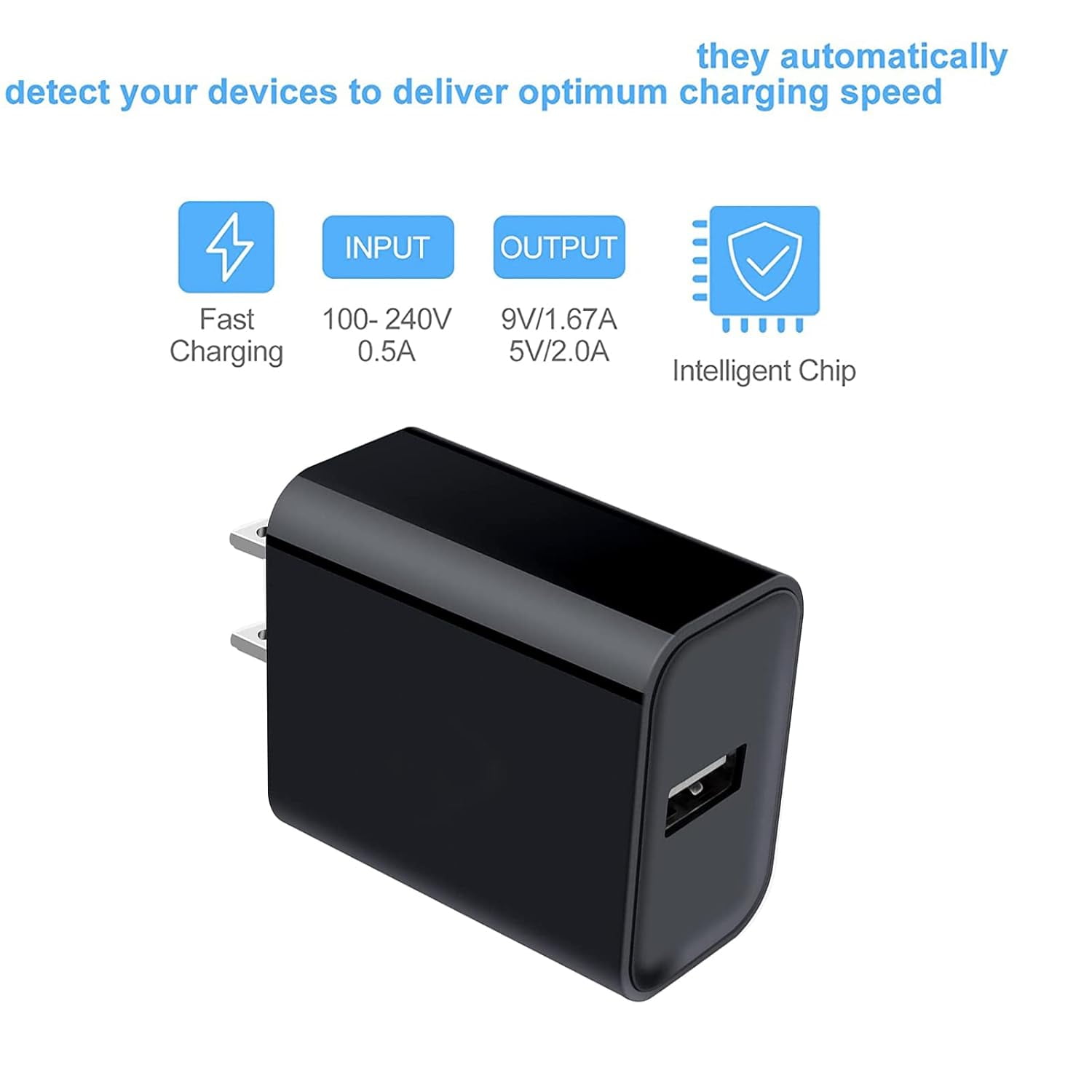 TRAHOO(2Pack 10FT) USB C Wall Charger for Motorola TurboPower, Moto G