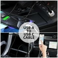 TRAHOO2 Pack 6FT Car Carplay Cable for iPhone 15 Car Charger USB A to