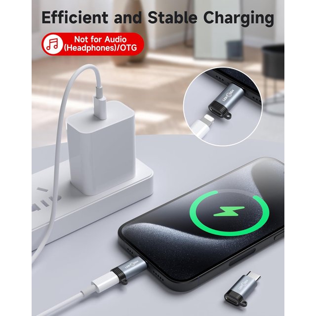 TRAHOO2 Pack Lightning to USB C Adapter for iPhone 15/16/16 Pro/16 Pro