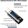 TRAHOO2 Pack USBC Adapter with LED Display, PD 35W USB Type C Male to