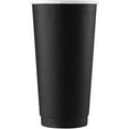TRAHOO20 Ounce Disposable Coffee Cups 10 Insulated Double Wall Paper