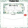 TRAHOO200 Pieces Church Offering Envelopes, Green Leaf Tithe and