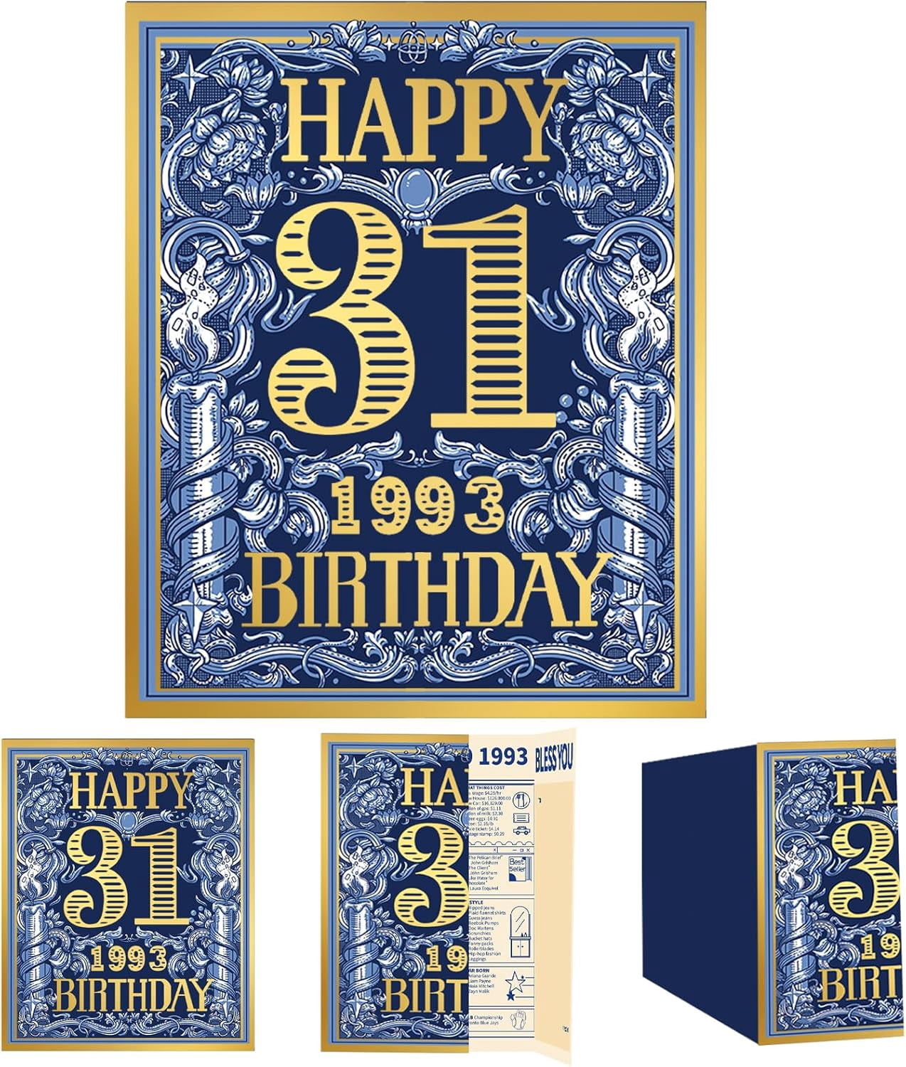 Happy 48th Birthday Bookmark Gift - Stainless Steel Engraved Present For Women & Men
