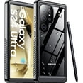 TRAHOO2024 New for Samsung Galaxy S24 Ultra Case Waterproof, [Builtin
