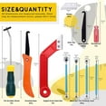 TRAHOO22 Pcs Grout Remover Tool Kit Includes Grout Saw with Knife