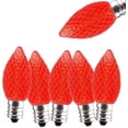 TRAHOO25 Pack C7 Led Replacement Bulbs, 3 SMD LEDs in Each Christmas