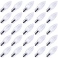 TRAHOO25 Pack C9 Led Replacement Christmas Light Bulb, C9 Shatterproof
