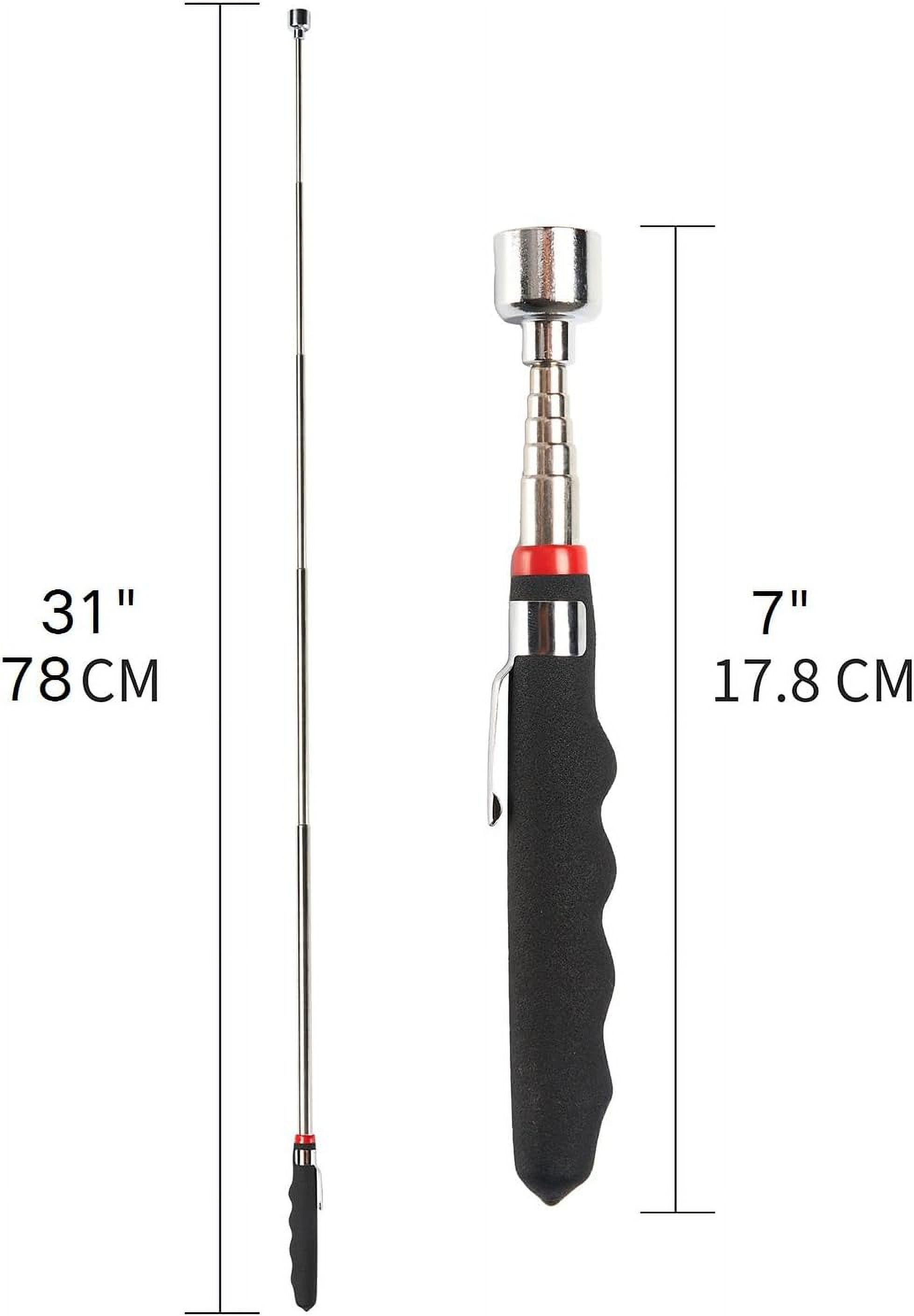 TRAHOO2PCS Telescoping Pick Up Tool 20 lb Extendable 31