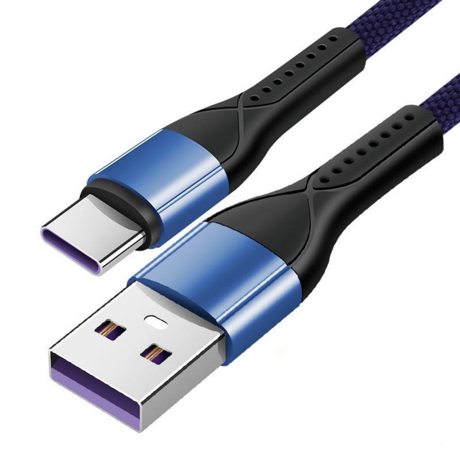 TRAHOO(3 Pack) USB C Cable, USB A to USB C Data Transfer Cord 3.1A