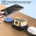 TRAHOO3in1 Wireless Charger for Multiple Apple Devices