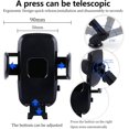 TRAHOO3in1 Suction Cup Car Phone Holder, Cell Phone Holder for
