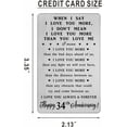 TRAHOO34th Anniversary Wallet Card Gifts for Him, 34 Year Anniversary