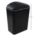 TRAHOO4.5 Gallon Plastic Swing Top Trash Can, 1Pack Swing Kitchen
