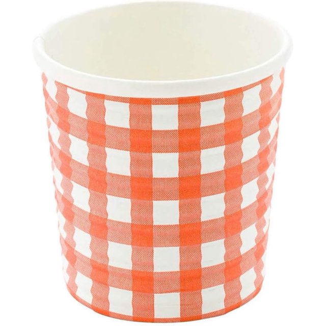 TRAHOO4 Ounce Paper Coffee Cups 25 Spiral Disposable Paper Cups