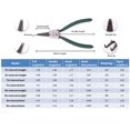 TRAHOO4 Piece Large 9 Inch Snap Ring Pliers Set Heavy Duty, Internal