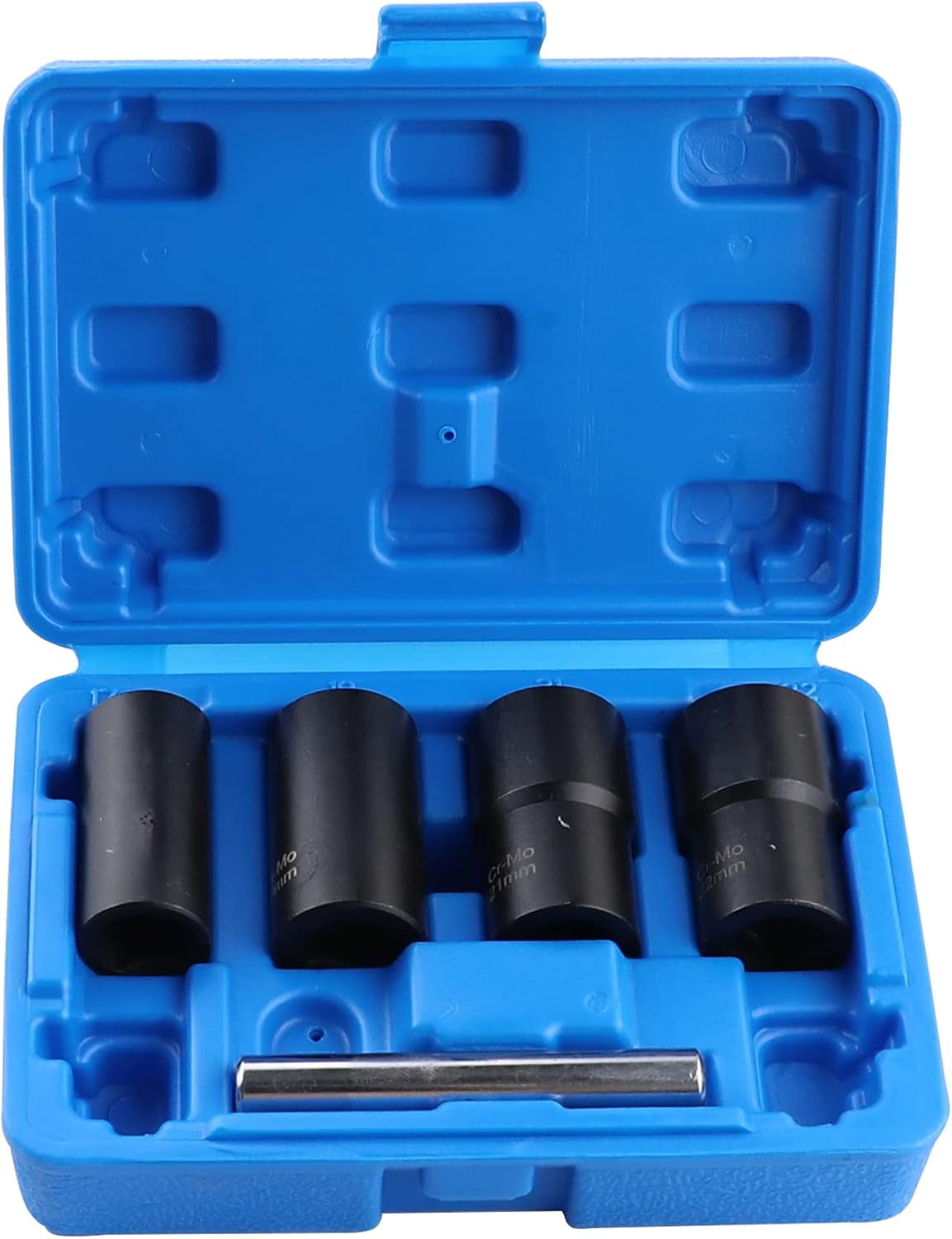 TRAHOO5Piece 1/2 Inch Drive Twist Socket Set,Lug Nut Remover Tool