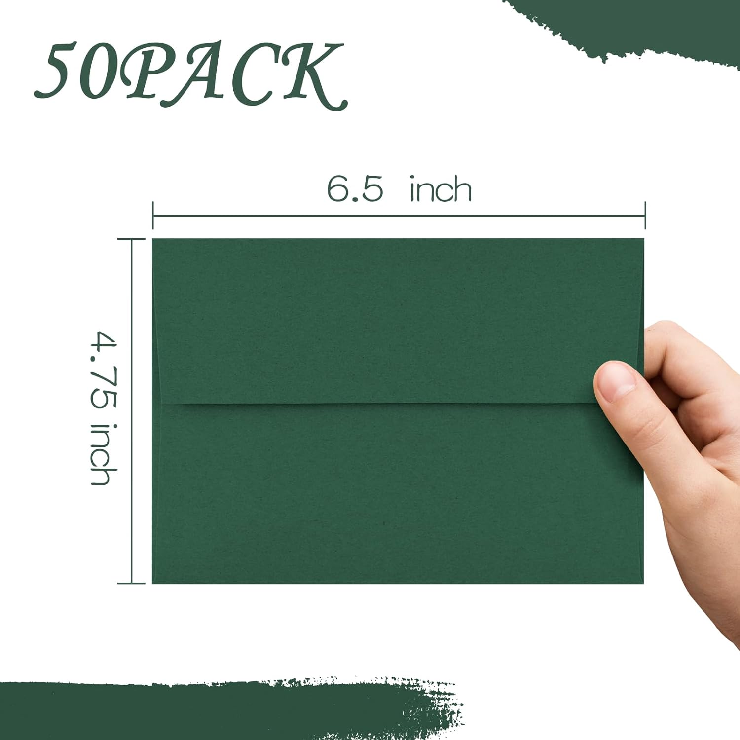 TRAHOO50 Pack 4x6 Envelopes for Invitations,4x6 Envelopes,A4 Envelopes