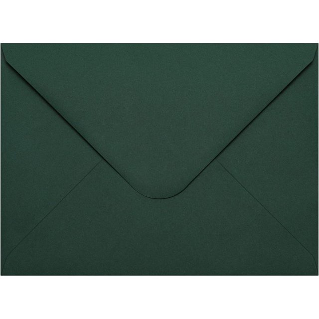 TRAHOO50 Packs of A7 Envelopes for Invitation, Green 5x7 Envelopes