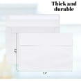 TRAHOO50 Packs White A7 Envelopes, 5x7 Self Seal Envelopes, for