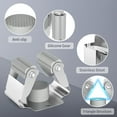 TRAHOO6 Pack Broom Holder Wall Mount Stainless Steel Mop Hanger
