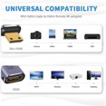 TRAHOO8K HDMI to Mini HDMI Adapter, 48Gbps Mini HDMI to HDMI Adapter
