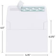 TRAHOOA2 White Paper Envelopes 100 Pack 4.375x5.75" Invitation