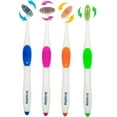 TRAHOOADA Extra Soft 360° Rotating Manual Soft BPA Free Toothbrush for