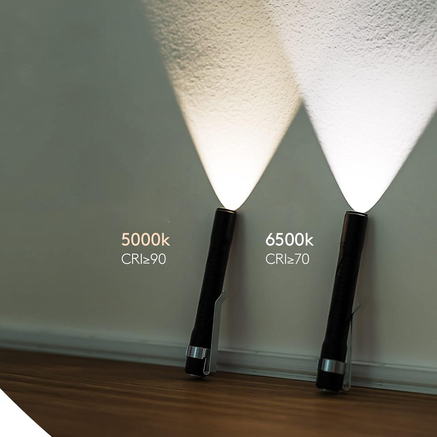 TRAHOOAurora A33 5000K LED Pen Light, Max 180 Lumen, 3 Mode, Builtin 600mAh Battery, Extra