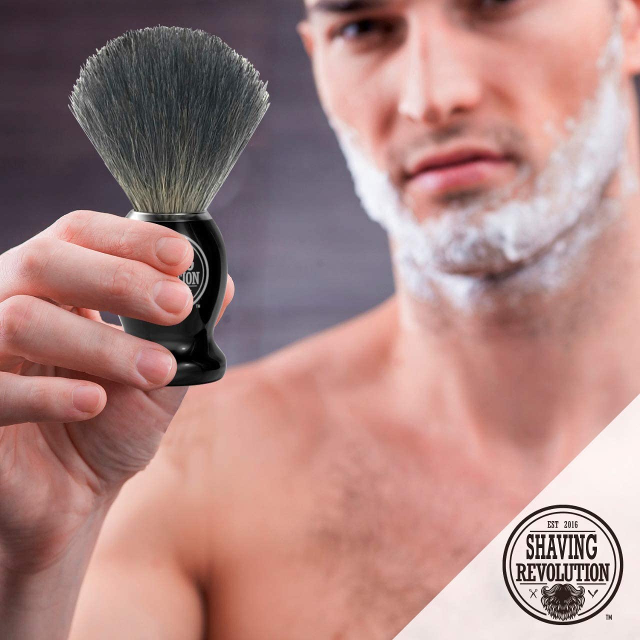 TRAHOOBadger Hair Shaving Brush Shave Brush for Wet Shave Using
