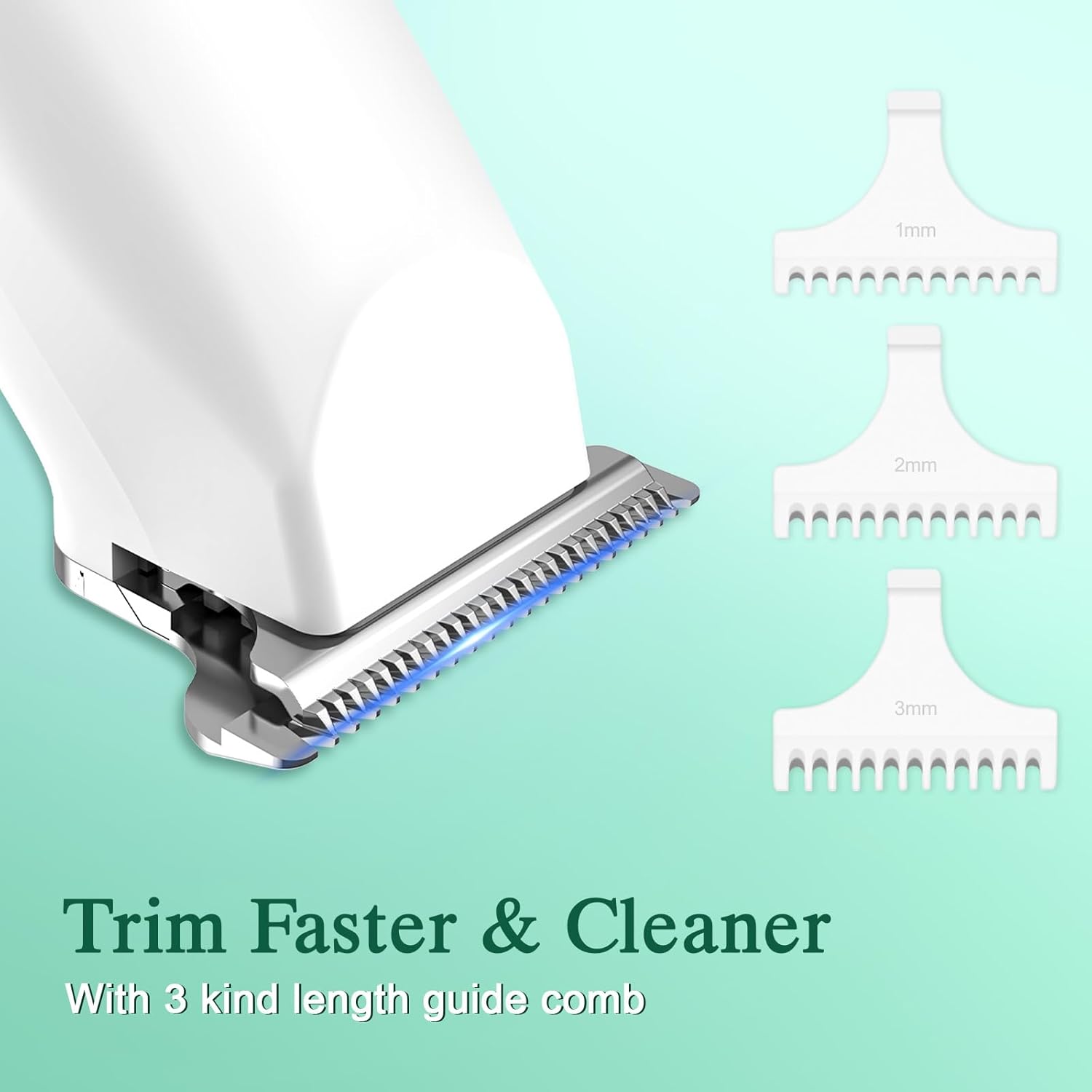 TRAHOOBikini Trimmer,Hair Trimmer with Adjustable Guards, Cordless