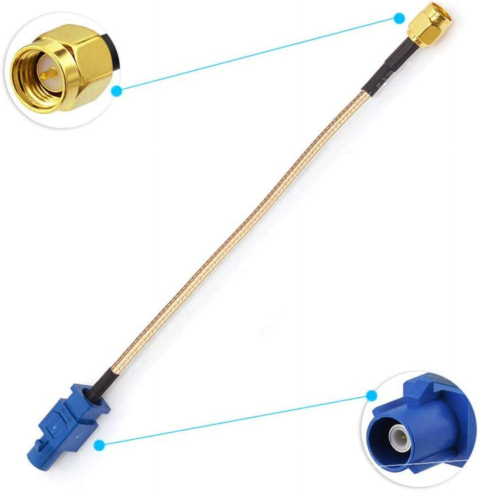 TRAHOOBingfu Vehicle Car GPS Antenna Adapter Cable SMA Male to Fakra C